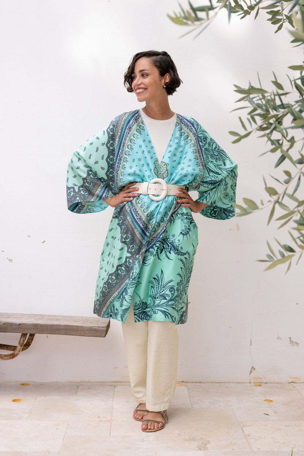 ROSALIE silk kimono