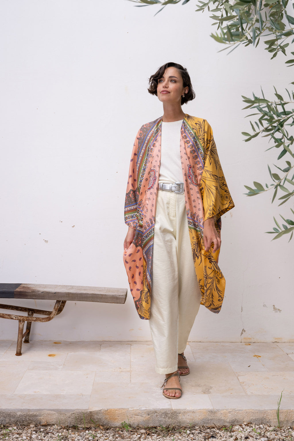 ROSALIE silk kimono