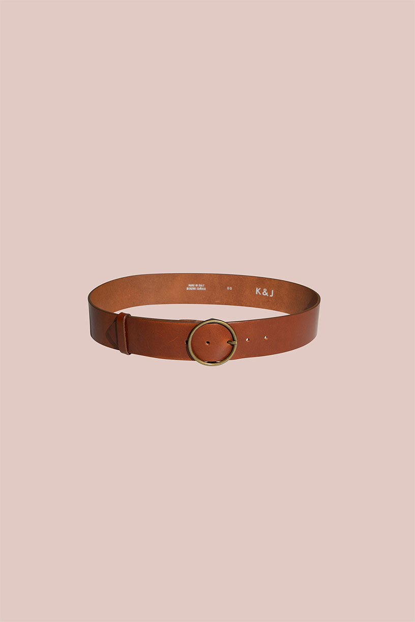 SAFFRON leather belt