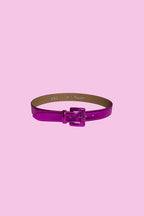 SHERRY metallic lederen riem