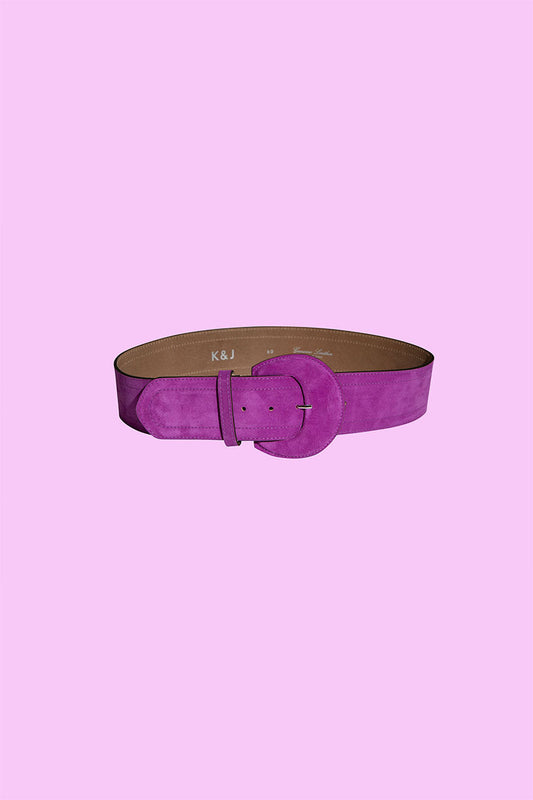 TABITHA suede leather belt