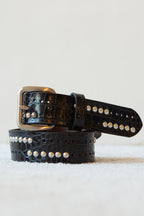 SIA leren riem met studs